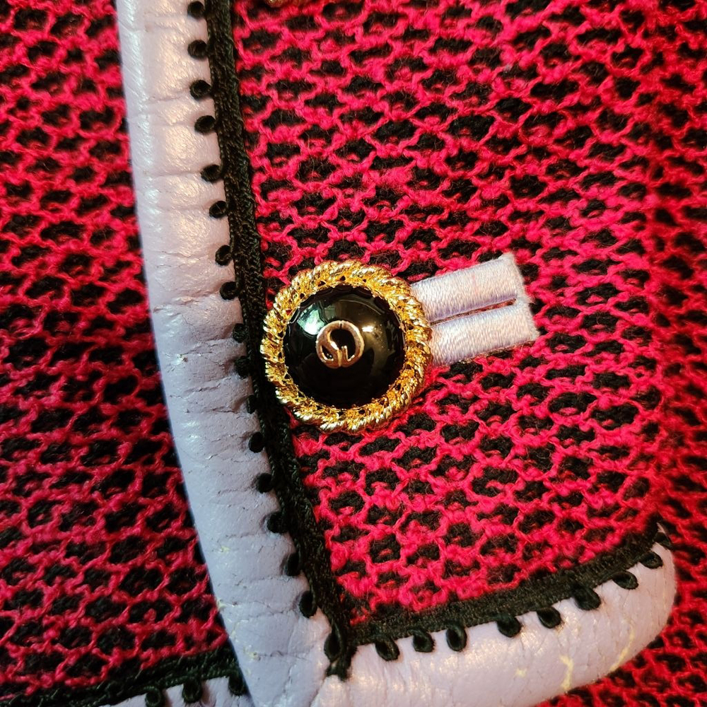 St John Collection by Marie Gray Vintage Jacquard Blazer - Picture 8 of 14